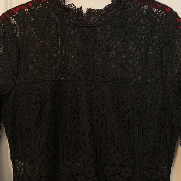 Lulu's Appetite for Seduction Black Lace Dress - Picture 6 of 9